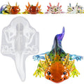 Custom resin axolotl mold reference with finished axolotl example