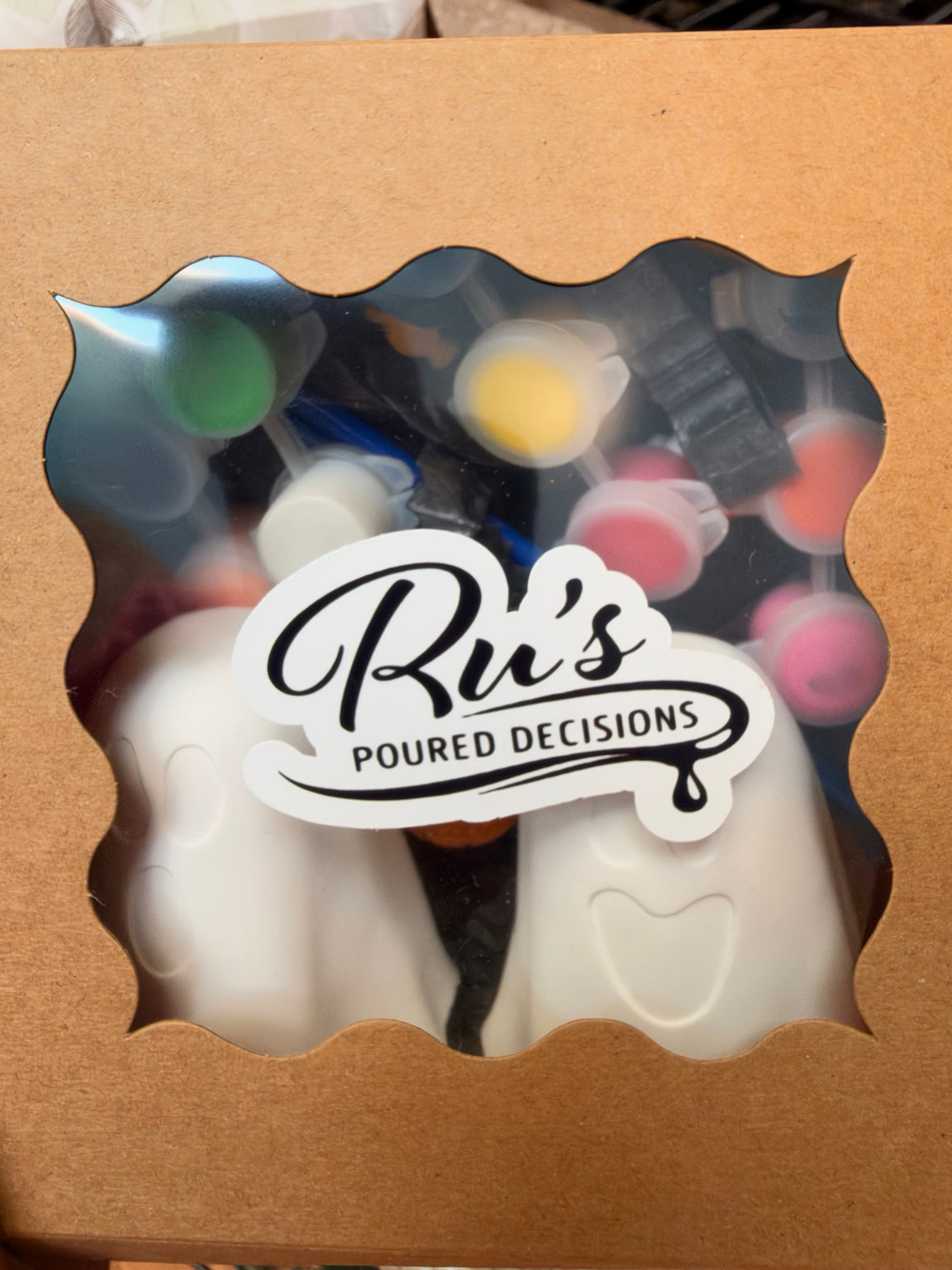 Gift boxed ghost paint kit by Ru's Poured Decisions
